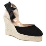 Manebi Espadryle Wedge Valenciana K1.0 WV Czarny