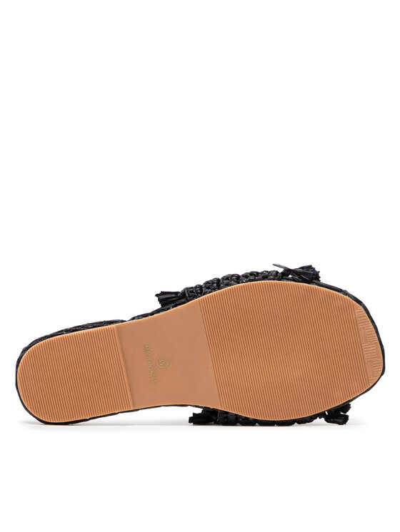 Manebi Klapki Leather Sandal S 4.7 Y0 Czarny