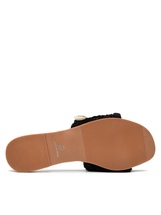 Manebi Klapki Leather Sandals S 2.9 Y0 Czarny