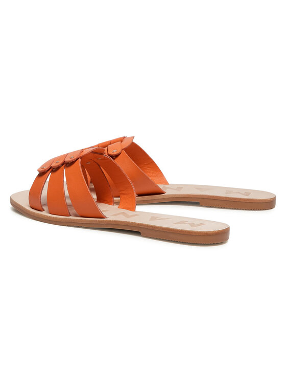 Manebi Klapki Sandals S 5.3 Y0 Pomarańczowy