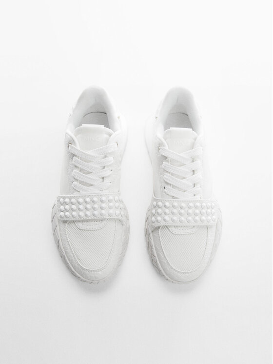Mango Sneakersy Respi 47012521 Biały
