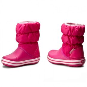 Śniegowce Crocs – Winter Puff Boot Kids 14613 Candy Pink