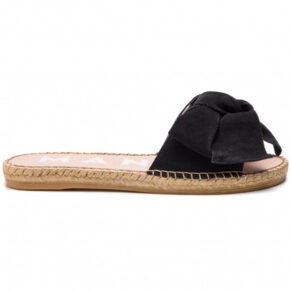 Espadryle MANEBI – Sandals With Bow K 1.0 J0 Black Suede