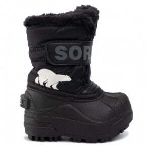 Śniegowce Sorel – Toddler Snow Commander NV1960 Black/Charcoal 010