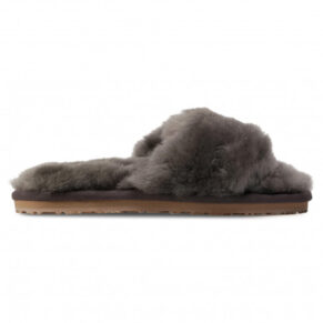 Klapki MOU – Sheepskin Fur Slide Slipper FW161001L Cha