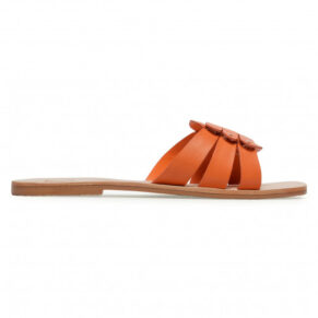 Klapki MANEBI – Sandals S 5.3 Y0 O Buckle Orange