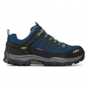 Trekkingi CMP – Kids Rigel Low Trekking Shoes Wp 3Q13244J Blue Ink/Yellow 10MF
