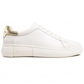 Sneakersy KATE SPADE – Lift K0023 Optic White/Pale Gold Qpt