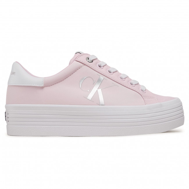 Sneakersy CALVIN KLEIN – Vulcanized Flatform Laceup Ny YW0YW00067 Pearly Pink TN9