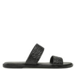 Klapki CALVIN KLEIN JEANS – Flat Sandal Twostraps Em Pa-Pl YW0YW00141 Black BDS