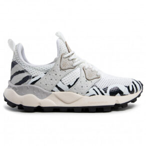 Sneakersy FLOWER MOUNTAIN – Corax 0012015672.05.1N20 White/Black