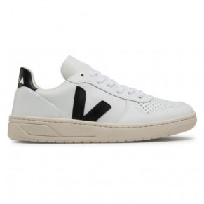 Sneakersy VEJA – V-10 Leather VX020005A Extra White Black