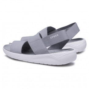 Sandały CROCS – Literide Stretch Sandal W 206081 Light Grey/White