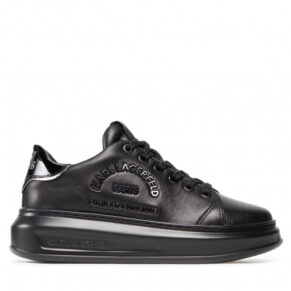 Sneakersy KARL LAGERFELD – KL62539 Black Lthr/Mono