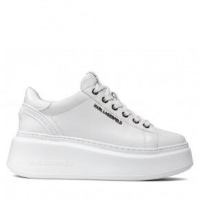 Sneakersy KARL LAGERFELD – KL63515 White Lthr/Mono