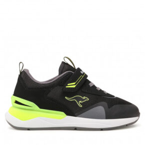 Sneakersy KANGAROOS – Kd-Gym Ev 18722 000 5062 S Jet Black/Neon Yellow