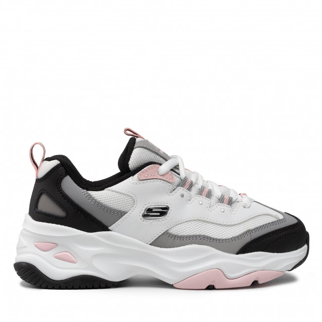 Sneakersy SKECHERS – Fresh Diva 149492/WBPK White/Black/Pink