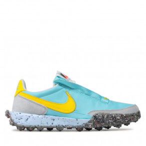 Buty Nike – Waffle Racer Crater CT1983 400 Bleached Aqua/Speed Yellow
