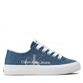 Tenisówki Calvin Klein Jeans – Low Cut Lace-Up Sneaker V3X9-80125-0890 M Denim 806