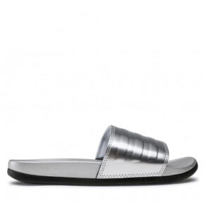 Klapki adidas – adilette Comfort FW7683 Silver Metallic/Silver Metallic/Core Black