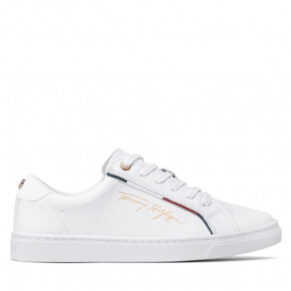 Sneakersy TOMMY HILFIGER – Signature Sneaker FW0FW06322 White YBR