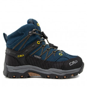 Trekkingi CMP – Kids Rigel Mid Trekking Shoe Wp 3Q12944 Blue Ink/Yellow 10MF