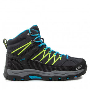Trekkingi CMP – Kids Rigel Mid Trekking Shoes Wp 3Q12944J Antracite/Yellow Fluo