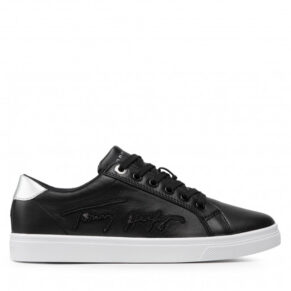 Sneakersy TOMMY HILFIGER – Th Signature Essential Cupsole FW0FW06132 Black BDS