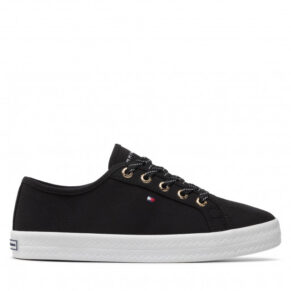 Sneakersy TOMMY HILFIGER – Essential Sneaker FW0FW06664 Black BDS