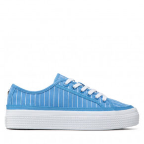 Tenisówki TOMMY HILFIGER – Essential Stripe Sneaker FW0FW06530 Hydrangea Blue C19