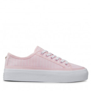 Sneakersy TOMMY HILFIGER – Essential Stripe Sneaker FW0FW06530 Pastel Pink TPD