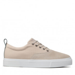 Sneakersy CALVIN KLEIN – Low Top Lace Up Skate Cv Mix HM0HM00321 Stony Beige ACE