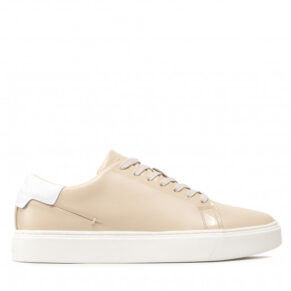 Sneakersy Calvin Klein – Low Top Lace Up Bonded HM0HM00322 Stony Beige ACE