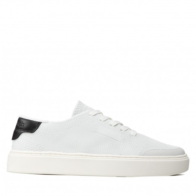 Sneakersy CALVIN KLEIN – Low Top Lace Up Knit HM0HM00350 Bright White YAF