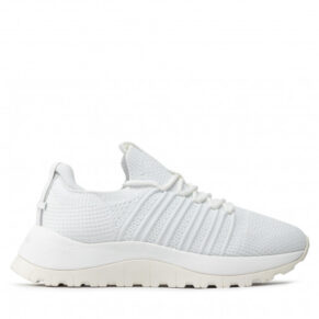 Sneakersy CALVIN KLEIN – Knit Lace Up HW0HW00672 Ck White YAF