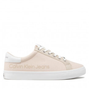Sneakersy CALVIN KLEIN JEANS – Low Profile Sneaker Laceup Co YW0YW00057 Eggshell ACF