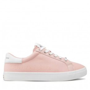 Sneakersy CALVIN KLEIN JEANS – Low Profile Sneaker Laceup Co YW0YW00057 Pale Conch Shell TFT