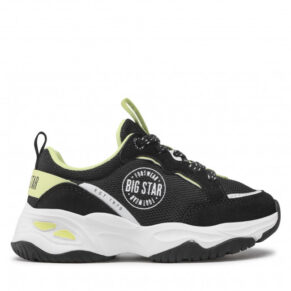 Sneakersy BIG STAR – JJ374271 Black/Yellow