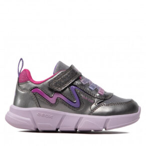 Sneakersy GEOX – J Aril G. A J16DLA 0AJ02 C1335 M Dk Silver/Lilac