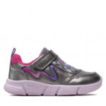 Sneakersy GEOX – J Aril G. A J16DLA 0AJ02 C1335 S Dk Silver/Lilac