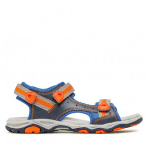 Sandały KICKERS – Kiwi 558522-30 D Bleu Marine Orange 53