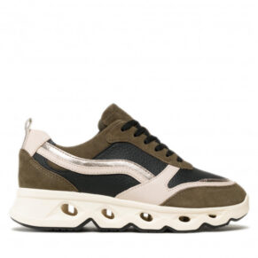 Sneakersy TAMARIS – 1-23727-39 Blk/Olive Comb 079