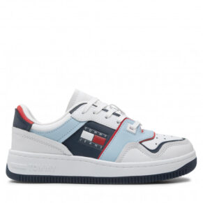 Sneakersy Tommy Jeans – Pop Basket Wmn EN0EN01843 White YBR