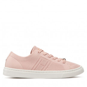 Sneakersy TOMMY HILFIGER – Knitted Light Cupsole FW0FW06332 Sepia Pink TMF