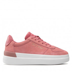 Sneakersy TOMMY HILFIGER – Th Signature Suede Sneaker FW0FW06518 English Pink T1A