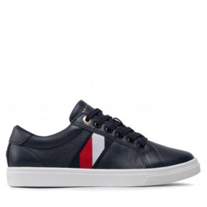 Sneakersy TOMMY HILFIGER – Corporate Tommy Cupsole FW0FW06605 Desert Sky DW5