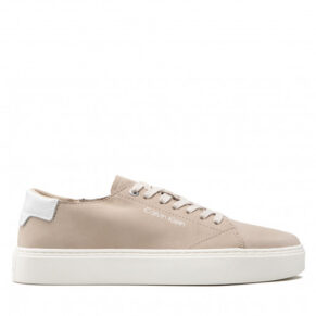 Sneakersy CALVIN KLEIN – Low Top Lace Up Unlined Nb HM0HM00848 Stony Beige PEA