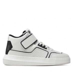 Sneakersy Calvin Klein Jeans – Chunky Cupsole Laceup Mid YM0YM00426 White/Black 0K4