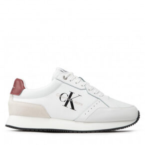 Sneakersy CALVIN KLEIN JEANS – Retro Runner Laceup YM0YM00418 Bright White YAF