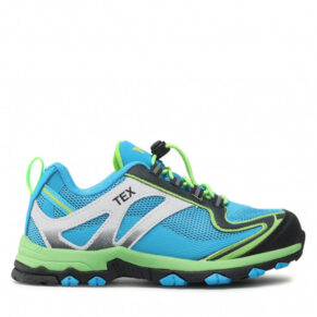 Sneakersy YK-ID by Lurchi – Cedric-Tex 33-27102-39 S Blue/Neon Green